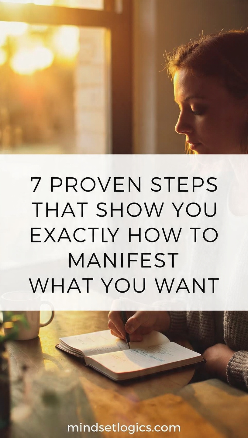 7 Proven Steps That Show You Exactly How to Manifest What You Want